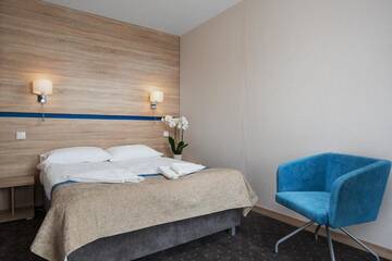 Фото номера Люкс с 1 спальней Отель Hotel Szafir г. Ястшембя-Гура 3