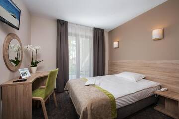 Фото номера Одноместный номер Отель Hotel Szafir г. Ястшембя-Гура 3