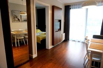 Фото номера Апартаменты с 1 спальней с диваном-кроватью. Апарт-отели Apartamenty Paliki г. Ястшембя-Гура 7