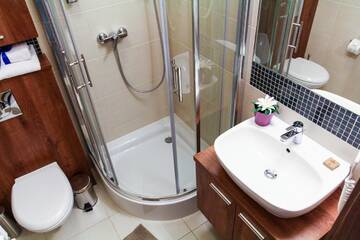 Фото номера Double Room with Sofa Bed (Floor -1, parking side) Апарт-отели Apartamenty w Marina Jastrzębia Góra г. Ястшембя-Гура 2