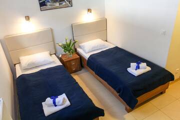 Фото номера Double Room (2 single beds) (Floor -1, parking side) Апарт-отели Apartamenty w Marina Jastrzębia Góra г. Ястшембя-Гура 2