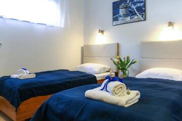 Фото номера Double Room (2 single beds) (Floor -1, parking side) Апарт-отели Apartamenty w Marina Jastrzębia Góra г. Ястшембя-Гура 3