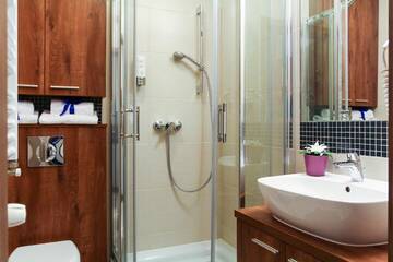 Фото номера Double Room (2 single beds) (Floor -1, parking side) Апарт-отели Apartamenty w Marina Jastrzębia Góra г. Ястшембя-Гура 7