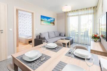 Фото номера Апартаменты с 1 спальней и террасой Апартаменты Apartamenty Apartinfo Fregata г. Ястшембя-Гура 7