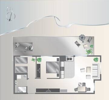 Фото номера Апартаменты с 2 спальнями Апартаменты Nord House Apartament г. Ястшембя-Гура 3