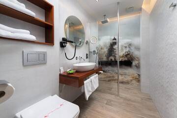 Фото номера Люкс, вид на море Отель Hotel Restauracja Faleza г. Ястшембя-Гура 6